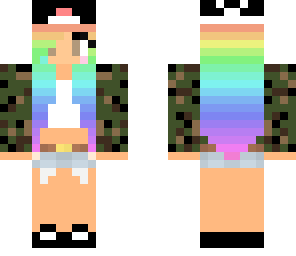 rainbow hair no stealing camo