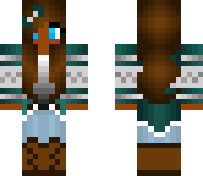 winter black girl
