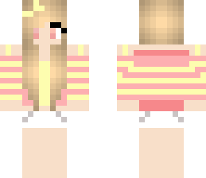 for sunshinethebunny skin yellow and pink sweeties