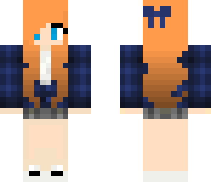 ginger blue bow