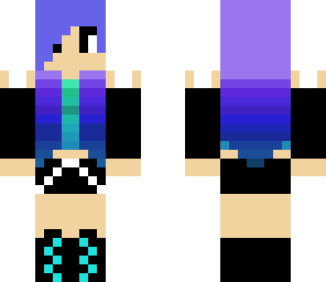 cute violet girl