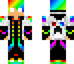 herbrine rainbow boy