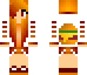 hamburger girl