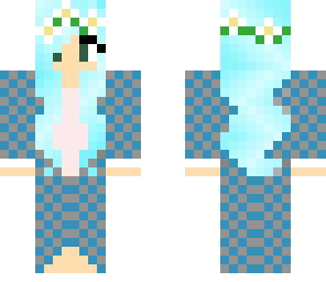 blue girl