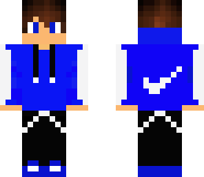 blue nike boy