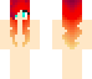 red and orange hair base