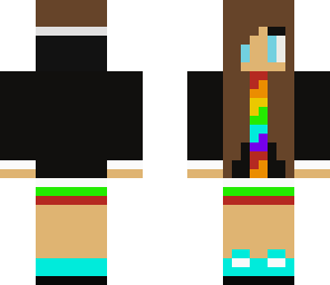 rainbow girl