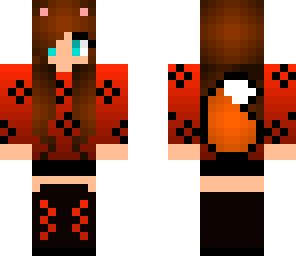 dark snowflake fox girl
