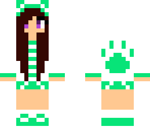 cute light green girl