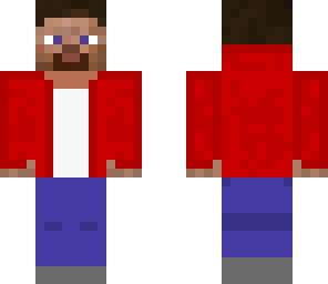 red coated steve