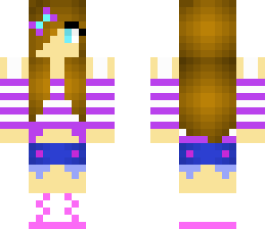 cute purple girl