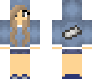 blue iron back girl 