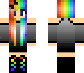 rainbow girl