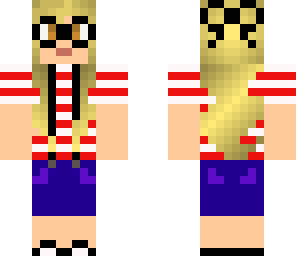 blonde nerdy girl