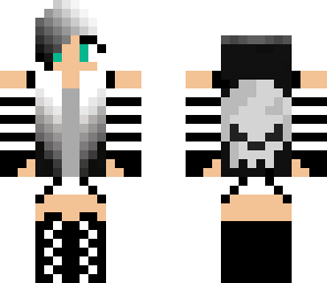 black and white chick