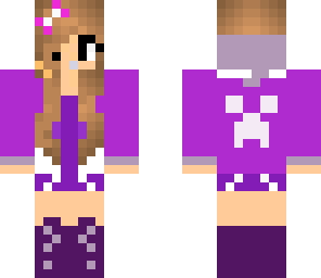 purple gamer girl