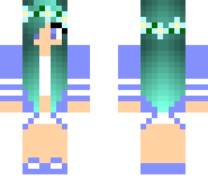 minty hair color