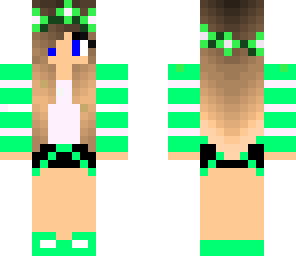 light green flower girl