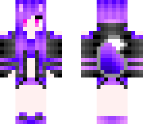 purple wolf girl
