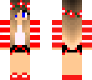 red flower girl 