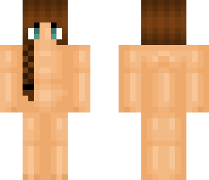 brown braid girl base