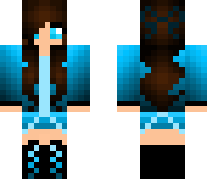 blue radioactive girl