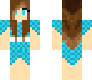 blue dress girl