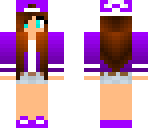 purple tomboy girl