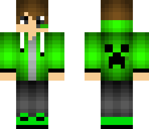 creeper hoodie - with sunglasses