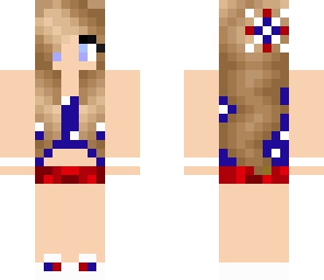 cute american blonde