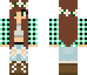 fixed mint flannel girl