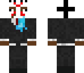 suited noob with mask