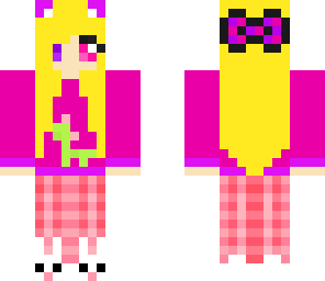 cute gamer girl in dino pjs edit