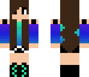 cute blue tomboy