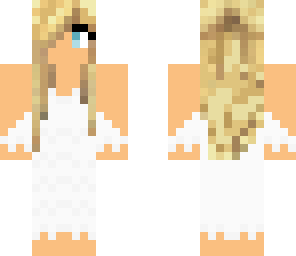 girl in white dress