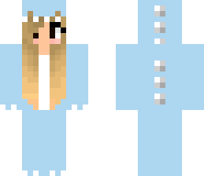 blue dino girl