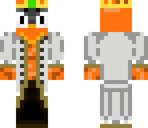 penguin desguised as a carrot man