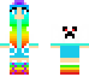 rainbow girl new shoes