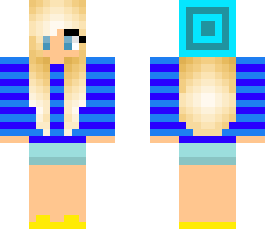 blue beanie girl