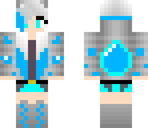 blue girl