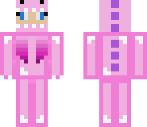 pink dino onzie