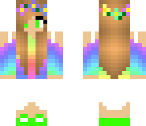 lovely rainbow girl