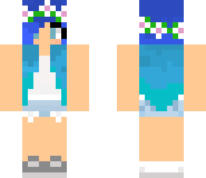 pretty blue girl