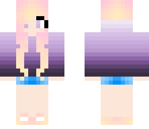 pastel gradient girl