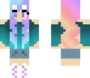 pastel rainbow girl