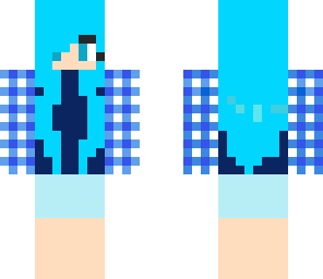 blue girl