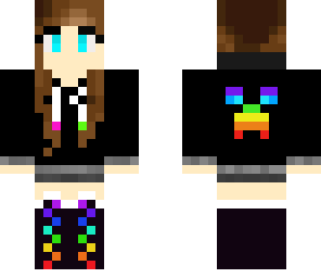 rainbow creeper hoodie