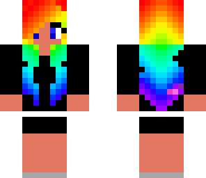 rainbow girl