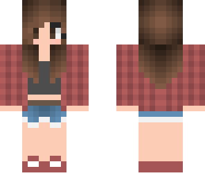 short haired flannel girl -give credit-