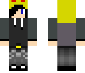 emo with pikachu hat